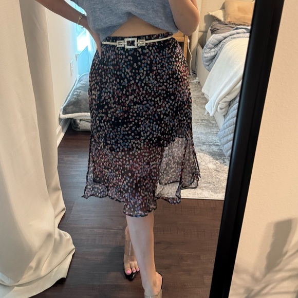 Cato Dresses & Skirts - Fun colorful Polka Dot Skirt